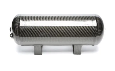 Réservoir d'air 11,5 litres / réservoir d'air noir avec placage de carbone véritable