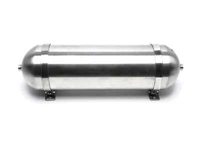 Réservoir d'air sans soudure 11 litres / réservoir d'air en aluminium brossé anodisé