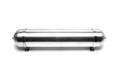 Réservoir d'air sans soudure 19 litres / réservoir d'air en aluminium brossé / anodisé