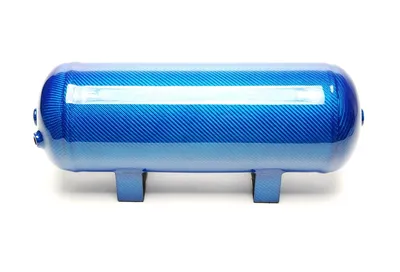 Réservoir d'air 11,5 litres / réservoir d'air bleu avec placage de carbone véritable