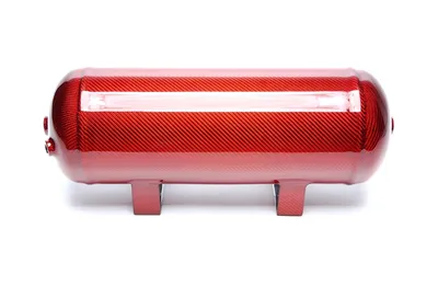 Réservoir d'air 11,5 litres / réservoir d'air rouge avec placage de carbone véritable