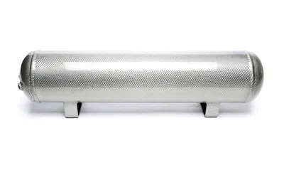 Réservoir d'air 19 litres / réservoir d'air argent avec placage de carbone réel