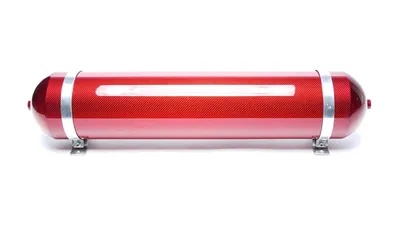 Réservoir d'air sans soudure 19 litres / réservoir d'air rouge avec placage de carbone véritable