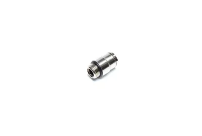 Fixation enfichable droite 6mm avec filetage mâle 1/8"