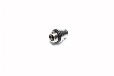 Fixation enfichable 6mm droite avec filetage mâle 1/4"