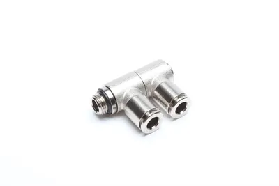 Fixation à double angle 2 x 6mm avec 1/8" mâle