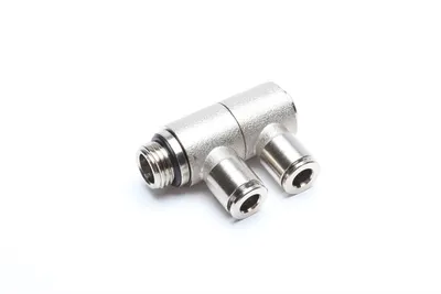 Fixation à double angle 2 x 6mm avec 1/4" mâle