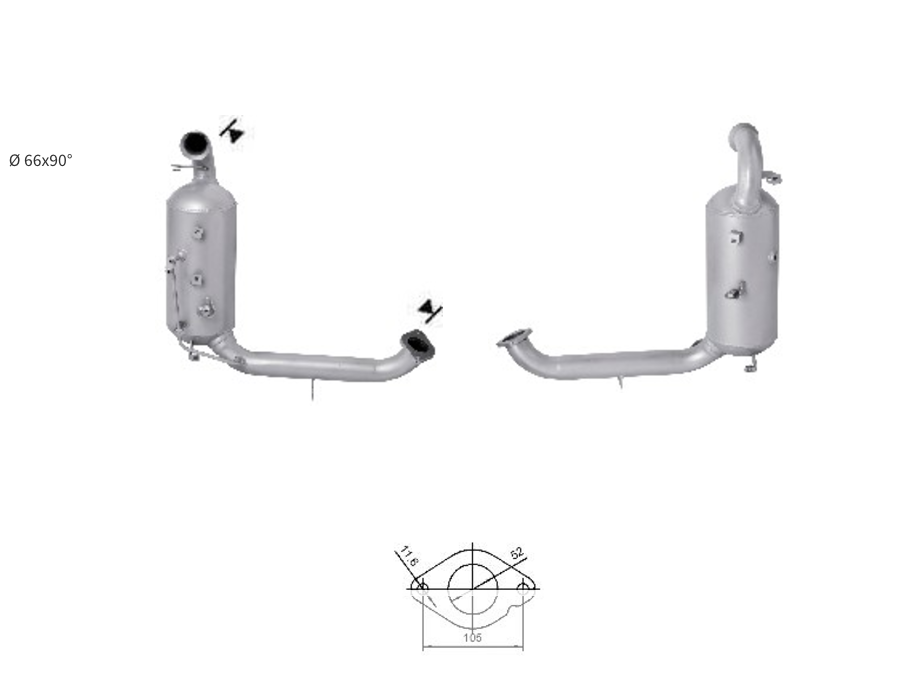DPF VOLVO C30 1.6TD- 31219069