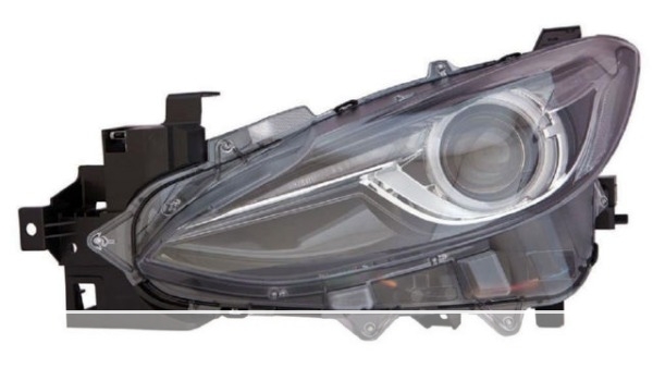 PHARE.GAUCHE.ELECT.PHARE.NOIR.LED.D4S BHR2-51-041B