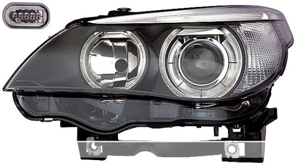 FARO.I.C/MOT.NEG.LED.H7+D2S 1EL160295001