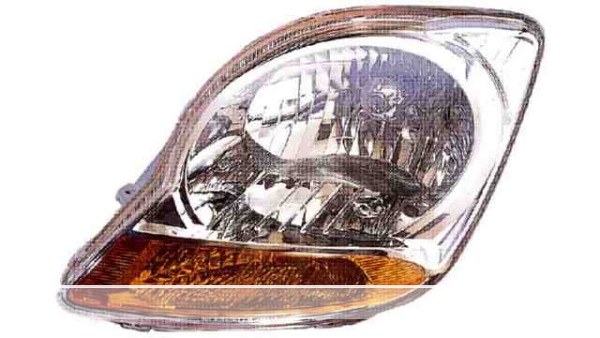 PHARE GAUCHE -H4-C/MOTEUR 96590405