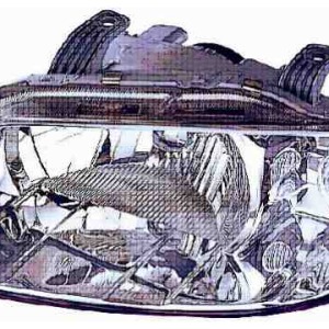 PHARE GAUCHE.-H4-ELE 95016740