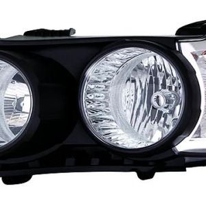HEADLAMP.LEFT.ELC/MOT.BLACK.BEZELH1+H7 96831061