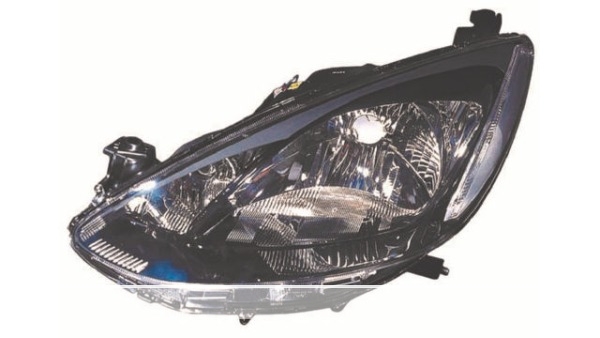PHARE.ELECTRIQUE.GAUCHE.AVEC/MOT.NOIR.H4+H4 D651-51-0L0D