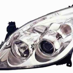 PHARE GAUCHE -H7+H1-ELEC-CHROMÉ 1216575