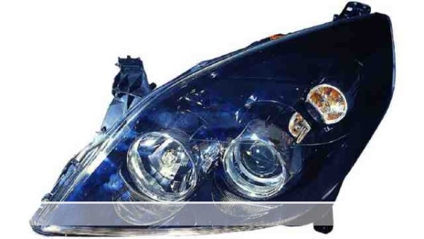 LAMPE FRONTALE GAUCHE -H7+H1-ELEC-NOIR 1216579