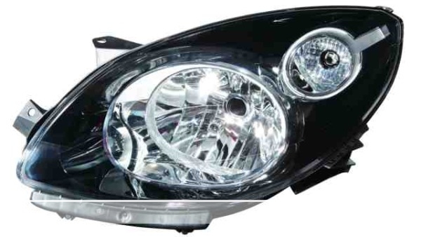 PHARE GAUCHE. ELECT. H4 NOIR 7701064000