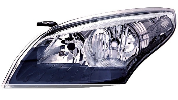 FARO-IZQUIERDO-ELECT-MOTOR-CROMADO-H7+H7 260607449R