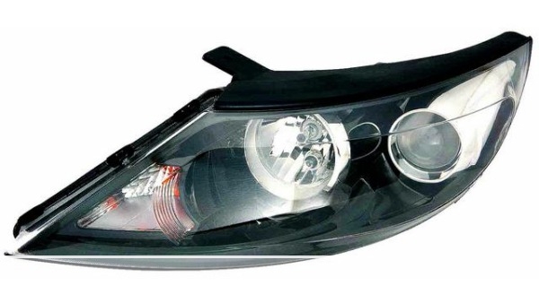 PHARE GAUCHE.MAN/ELEC NOIR H7+H7 921013W020