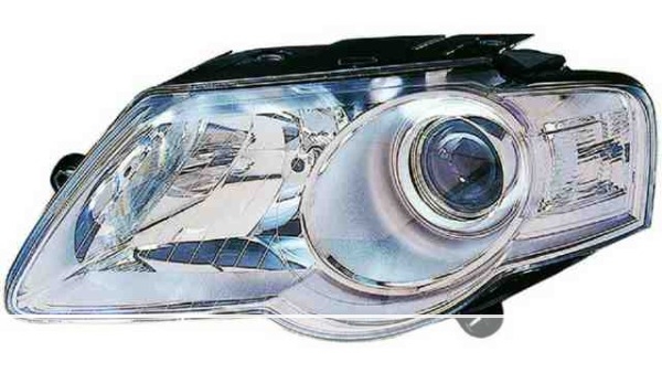 PHARE GAUCHE-H7+H7-ELEC.AVEC/MOTEUR-CHROME 3C0 941 005 J