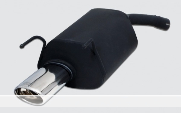 Échappement sport OPEL Vectra C HB & SD sin entalladura en el parachoques sin Ausschnitt en StoBsstange 2,2 DTi 86/92kW