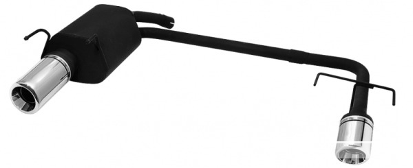 Échappement sport OPEL Vectra C HB & SD sin entalladura en el parachoques sin Ausschnitt en StoBsstange 2,0 DTi 74kW