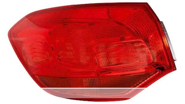 PILIER ARRIÈRE GAUCHE EXTÉRIEUR ROUGE 1222437