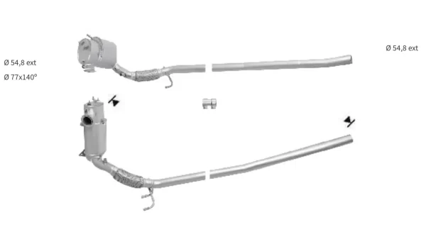 Filtre a particules SKODA / VW