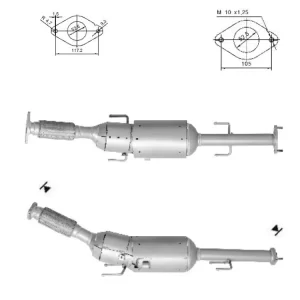 Filtre a particules NISSAN JUKE 1.5TD