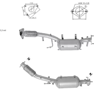 Filtre a particules NISSAN X-TRAIL