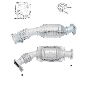 CATALYSEUR AUDI A4 1.9TD