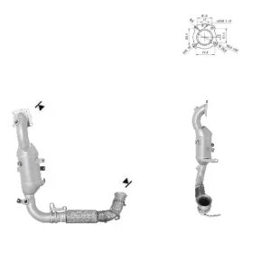 CATALYSEUR FORD ECOSPORT 1.0i