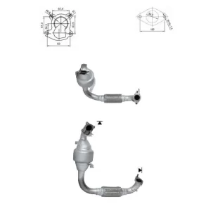 CATALYSEUR FORD FIESTA 1.4TD