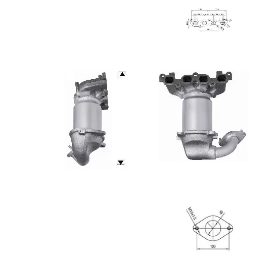 CATALYSEUR FORD FUSION 1.6