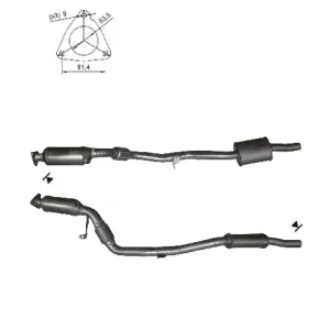 CATALYSEUR AUDI A6 2.4i