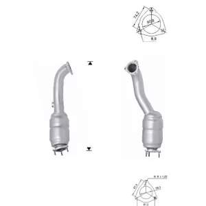 CATALYSEUR AUDI A6 2.7TDI V6 24V