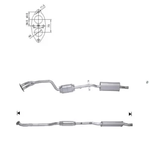 CATALYSEUR BMW 316i 1.6
