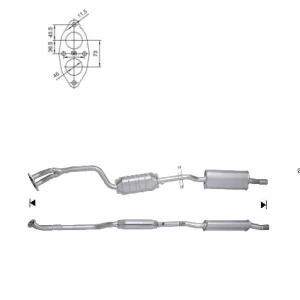CATALYSEUR BMW 316i 1.8i
