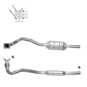 CATALYSEUR FORD TRANSIT 2.4TD