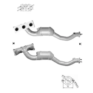 CATALYSEUR BMW 523i 2.5i
