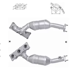 CATALYSEUR BMW X3 2.5 SI