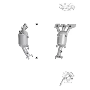 CATALYSEUR CHEVROLET EPICA 2.5i V6