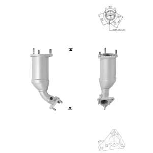 CATALYSEUR CHEVROLET MATIZ 0.8i