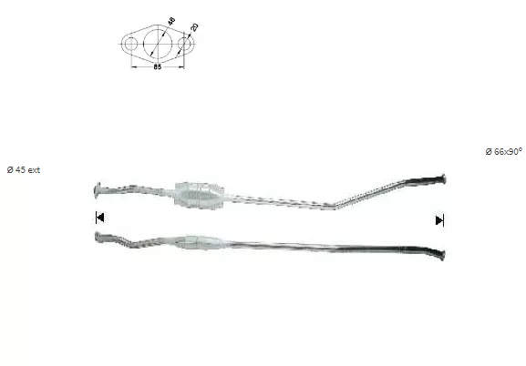 Catalyseur CITROËN AX 1.4
