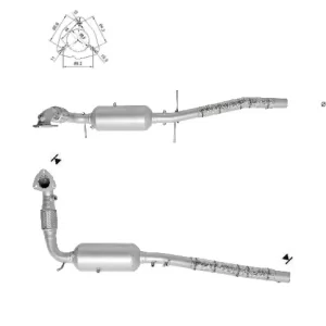 Filtre a particules FORD TRANSIT 2.2TD