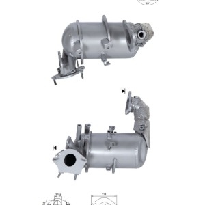 Filtre à particules RENAULT QASHQAI, 2090000Q1E