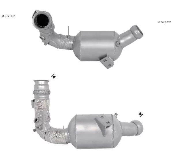 Filtre a particules MERCEDES C320TD 3.0TD