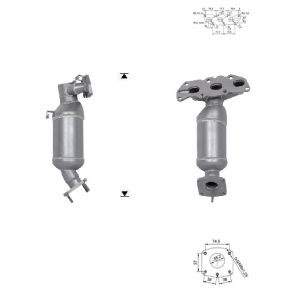 Catalyseur / 55563827/ 55578981/ 8491460/ 8503990