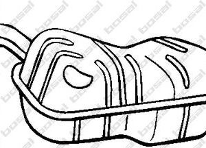 SILENCIEUX MOYEN 1K0253209CF