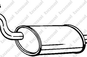 SILENCIEUX MOYEN 3C0253409L